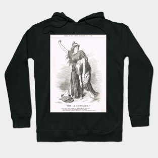 Vive La Republique Punch cartoon 1894 Hoodie